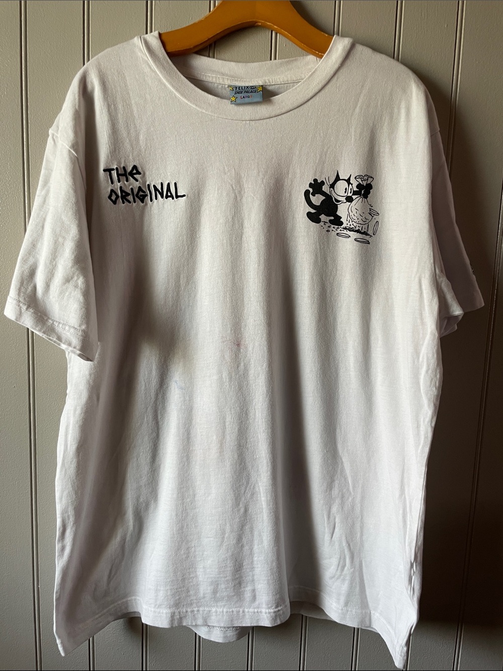 Felix the Cat 'Tha Original' Short Sleeve Graphic Tee - White Shoe palace Shirt